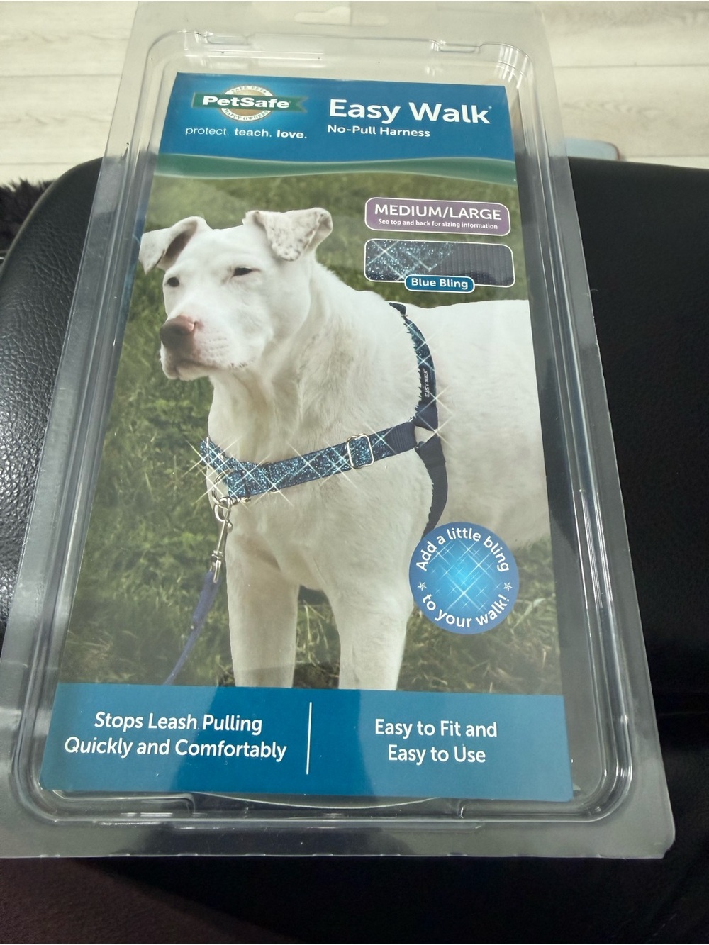 PetSafe Easy Walk No-Pull Dog Harness - Blue Bling